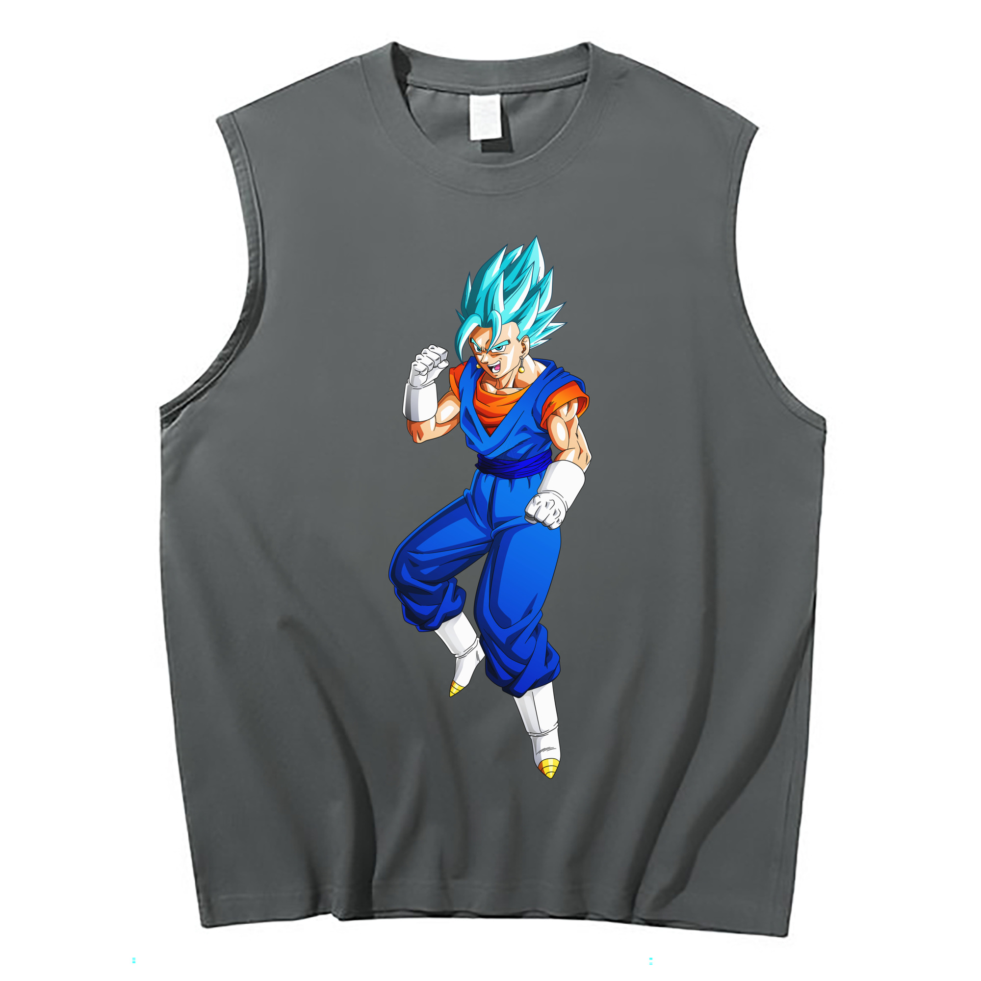 （画像用） ドラゴンボール ベジット DRAGON BALL Vegetto コットン100％タンクトップ（フロントプリント）